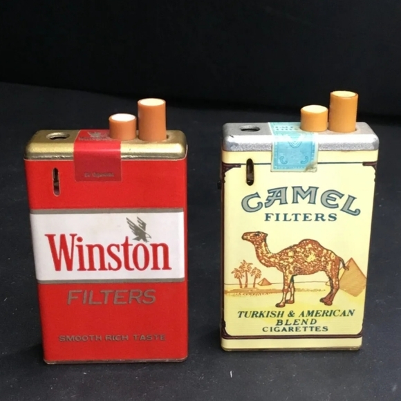 Camel, Winston, and Velvet - Cigar / cigarette / smoking - tins and lighters lot - Picture 2 of 16